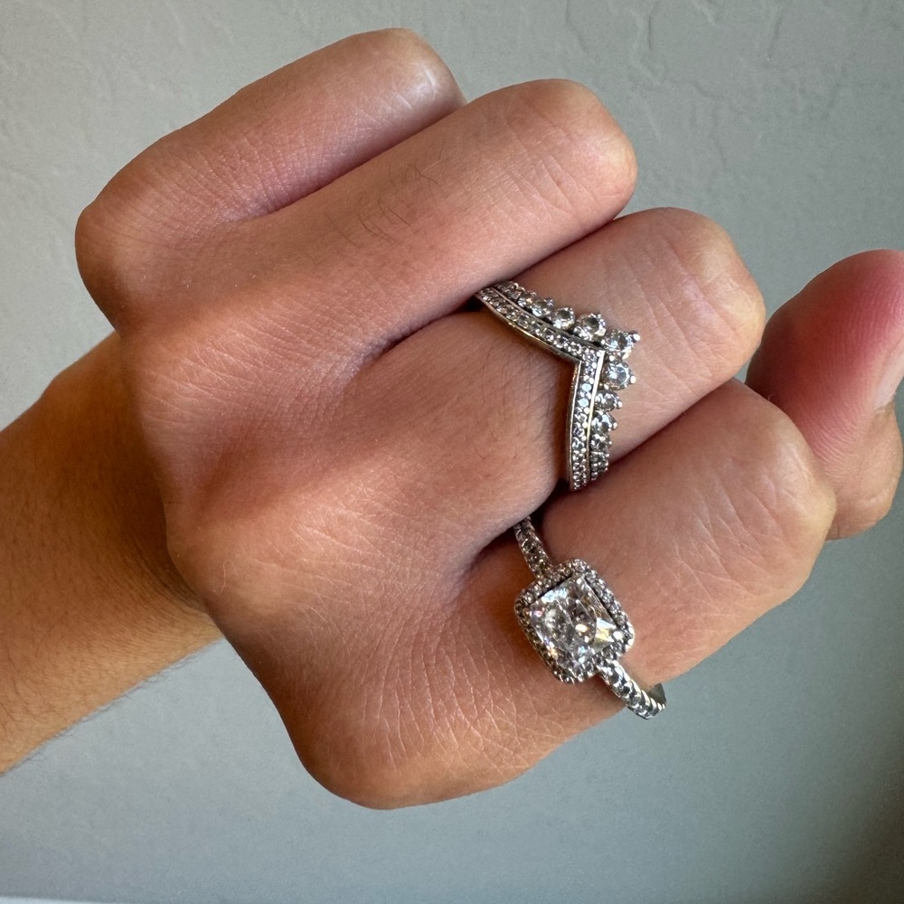✨ Pandora Ring Bundle - 2 Pandora size 48